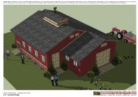 CS100 - Combo Chicken Coop + Garden Shed Plans Construction_005